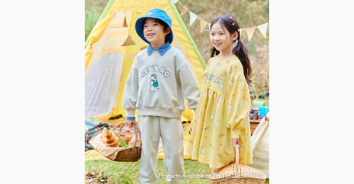Korean-inspired kids' fashion from TopTen10 with cozy essentials and sporty pieces for everyday comfort and style | SM Supermalls