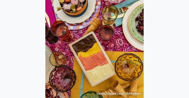 Top Picks for Dining and Shopping at SM Aura & SM Podium: Exclusive Gelato Box with rich Dark Chocolate Azteco, Mango, Strawberry, and Vanilla gelato from Venchi
at Ground Level, SM Podium | SM Supermalls