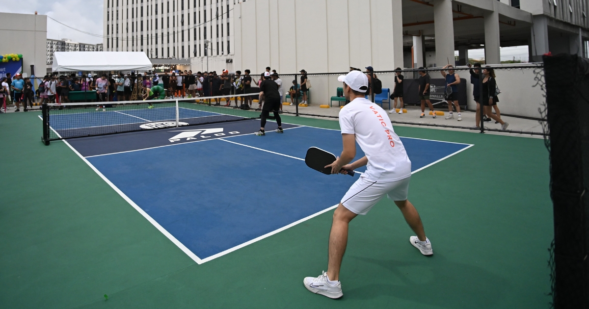 SM City Bicutan unveils four world-class pickleball courts