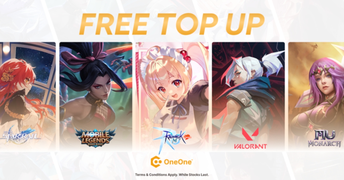 PSA: You can top up your favorite mobile games with OneOne™ for Free via the SM Malls Online app No grinding needed!