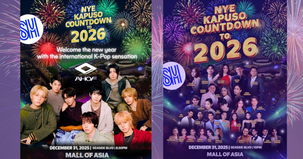 AHOF LEADS SM MALL OF ASIA’S EPIC NYE KAPUSO COUNTDOWN TO 2026