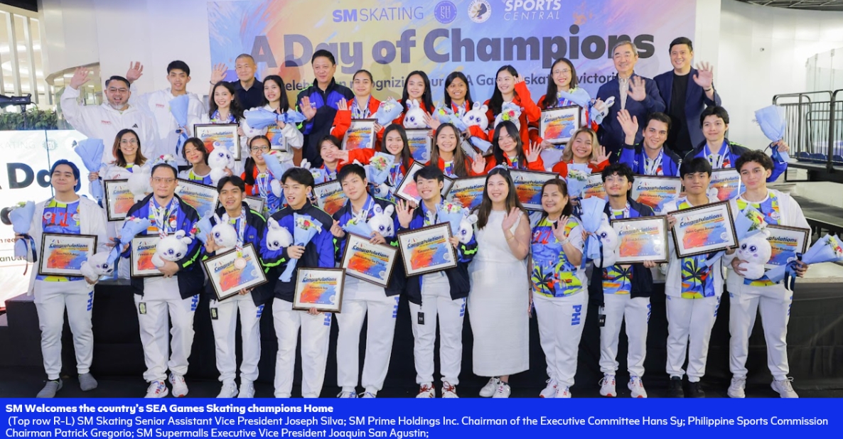 SEA Games Ice Athletes honored by SM through homecoming celebration