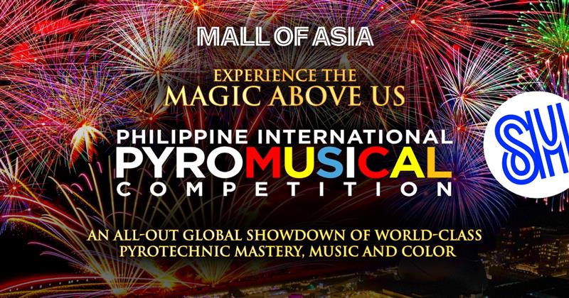 Philippine International Pyromusical Competition 2026 delivers a bigger, maxed out experience at SM Mall Of Asia