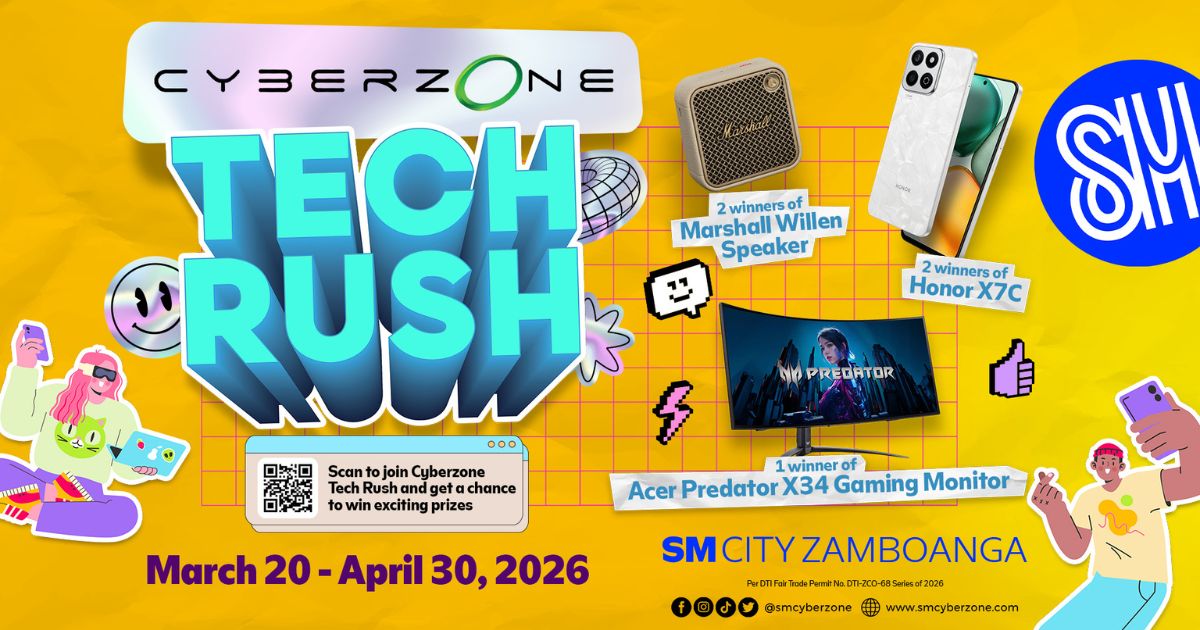 Go ALL OUT with Cyberzone Tech Rush: Shop and win BIG at SM City Zamboanga