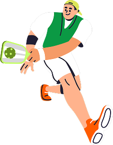 Pickleball player