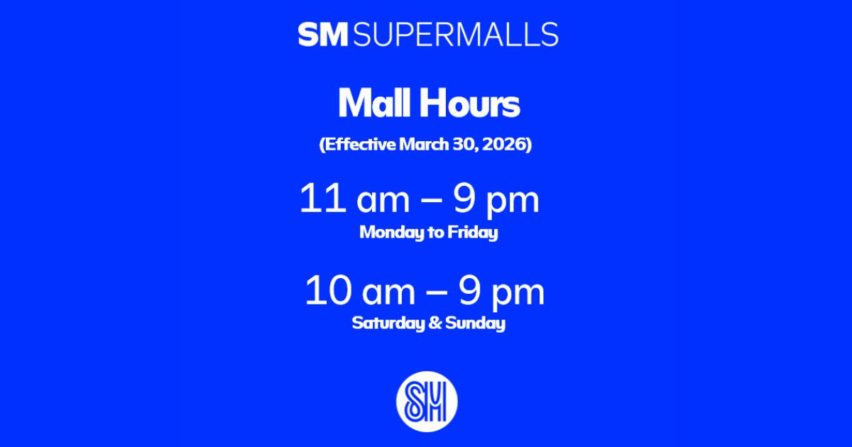 SM Supermalls Announces New Nationwide Mall Hours Starting March 30