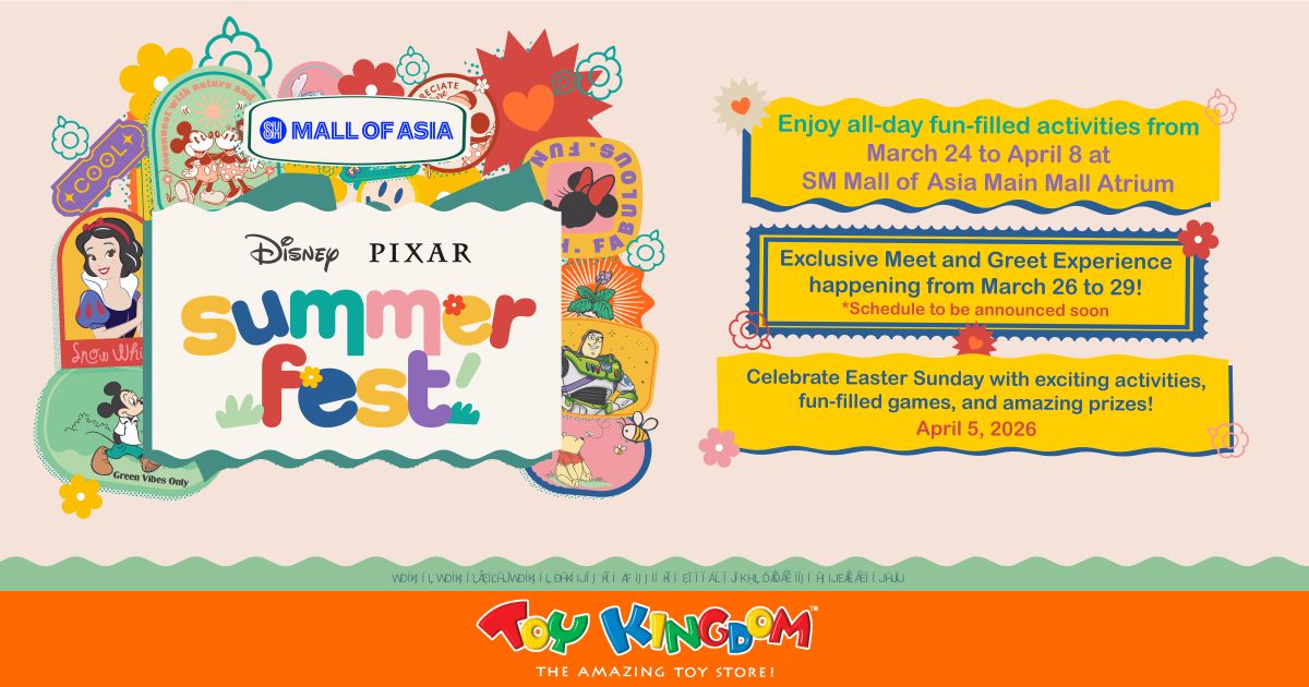 Let Imagination Bloom: Disney Pixar Summer Fest 2026 Brings Enchantment to SM Mall of Asia