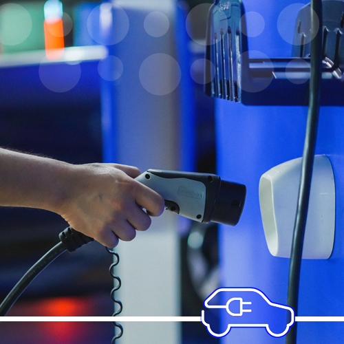 EV Charging Close-up