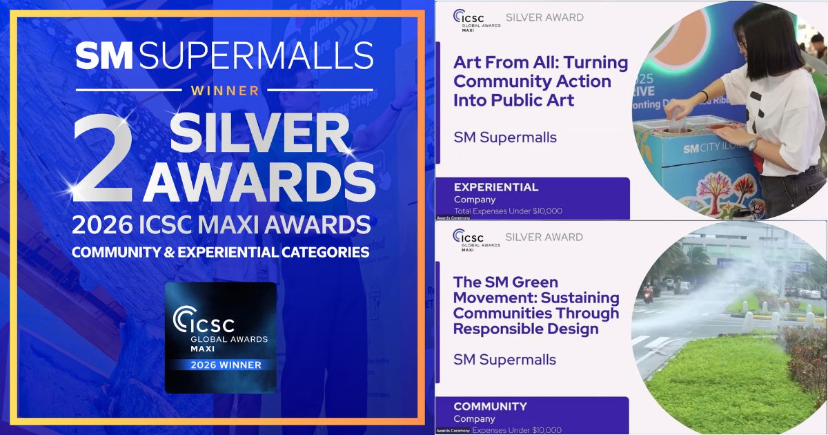 SM Supermalls earns global recognition with two Silver wins at the prestigious ICSC MAXI Awards
