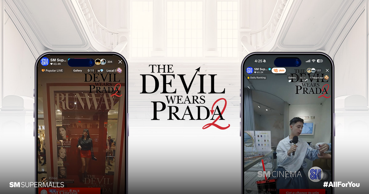 SM Supermalls x TikTok LIVE Turns The Devil Wears Prada Energy into Real-Life Main Character Moments