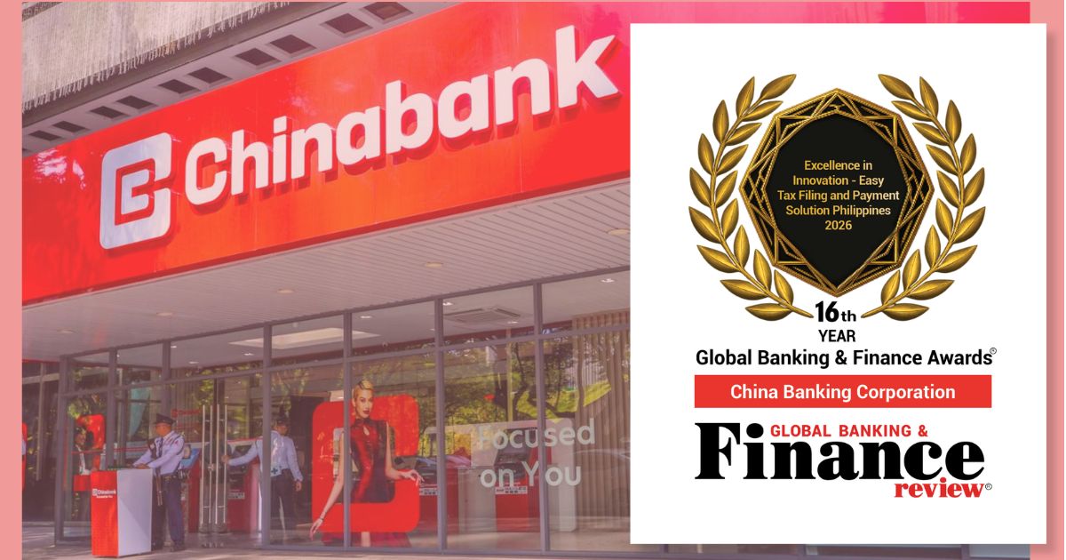 Chinabank secures top honor from  Global Banking & Finance Review