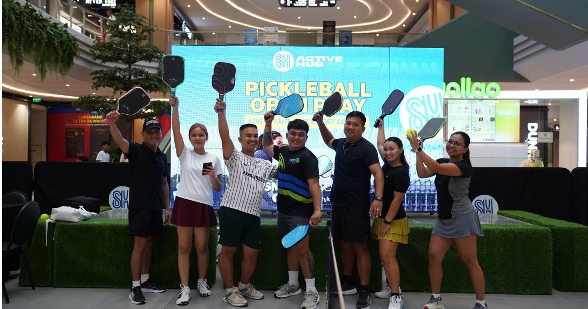 SM Active Hub holds free open play for pickleball communities