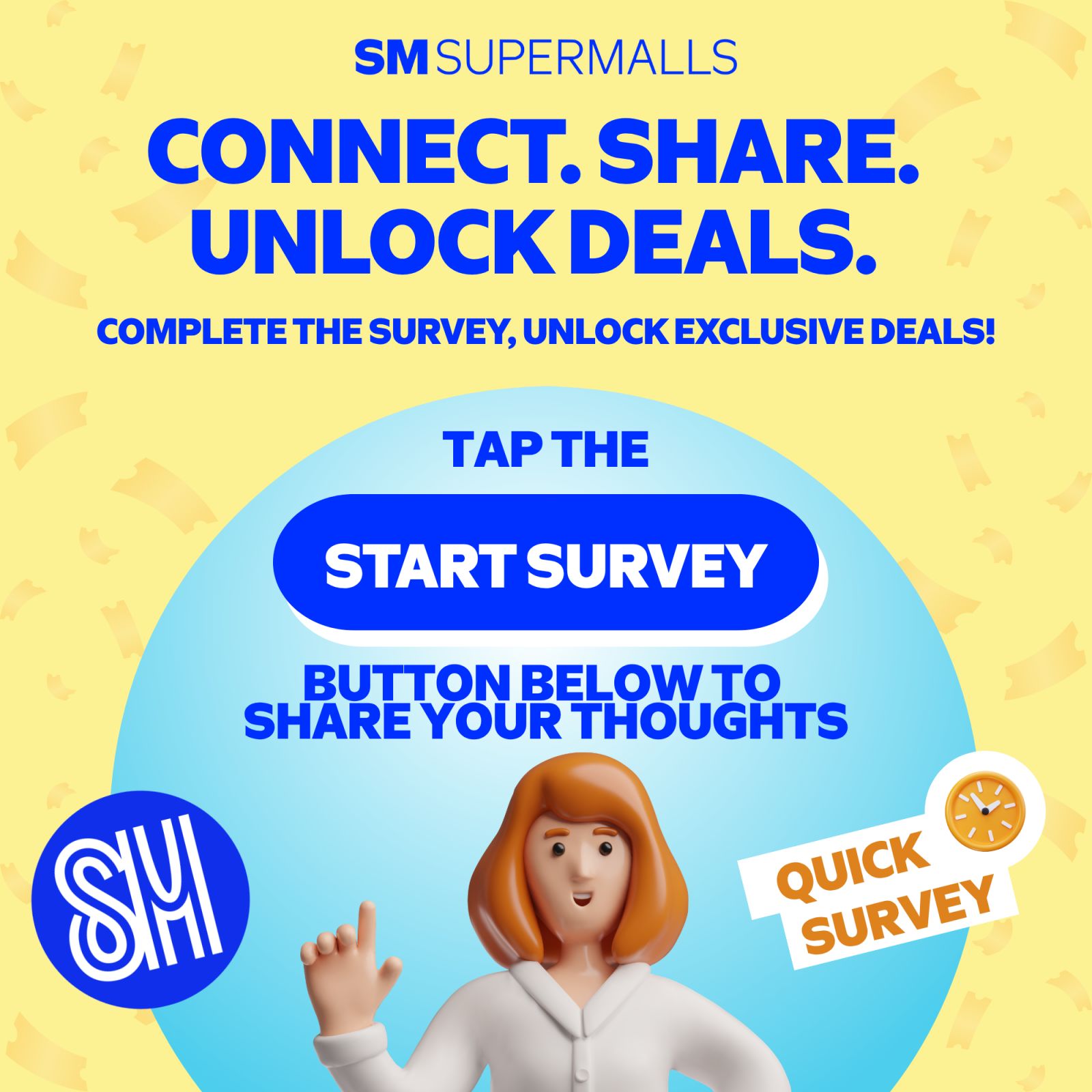 SM Supermalls Wifi Survey Banner