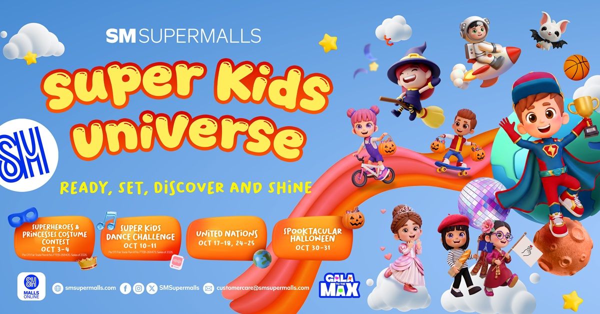October Just Got More Super: SM Supermalls Turns Family Weekends Into a Super Kids Universe