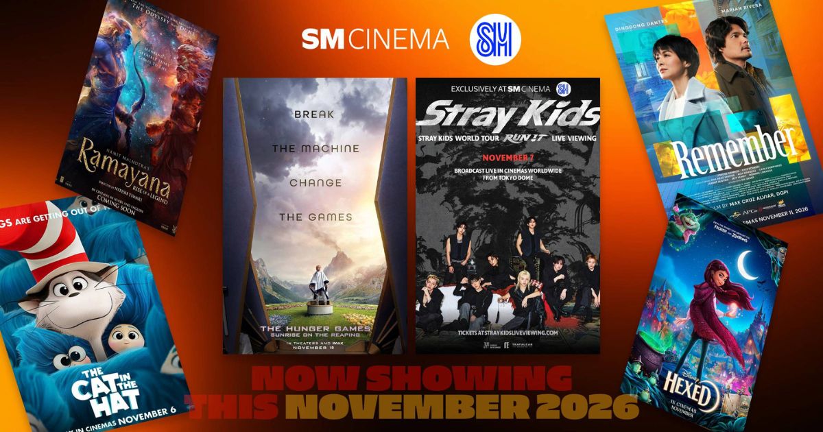 10 Films to Watch at SM Cinema in November 2026